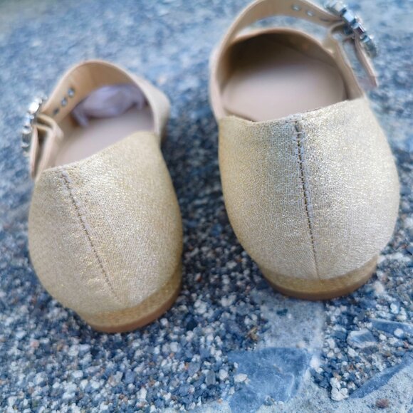 Renvy Glitter Pointy Toe Flats - Picture 2 of 5